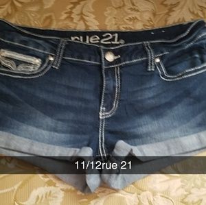 11/12 rue 21 Jean shorts